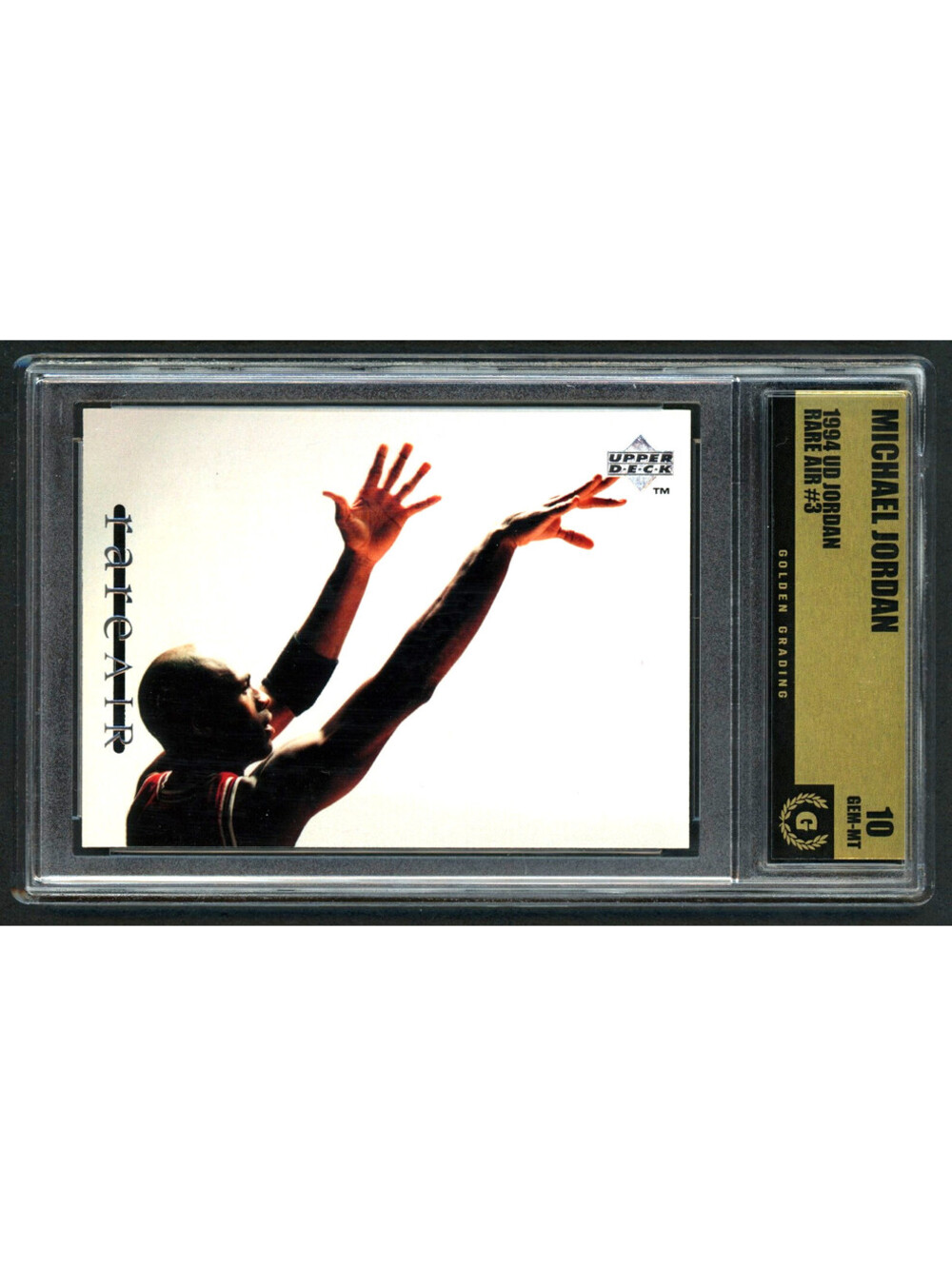 1994 Upper Deck MJ Rare Air #3 Michael Jordan Bulls HOF Graded Gem Mint 10